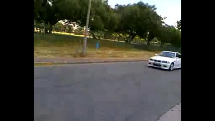 E46 M3 turbo flyby 