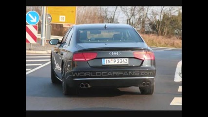 2012 Audi A8 Security First Spy Photos at Nurburgring Hq 