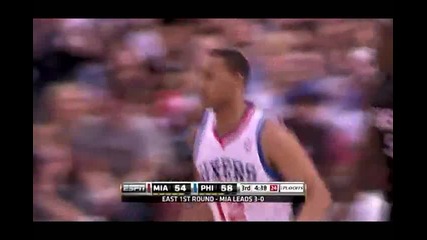 Nba Playoffs 2011 First Round Game 4: Miami Heat @ Philadelphia 76ers 82 - 86