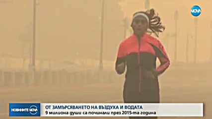 Мръсните въздух и вода са убили 9 милиона души за 1 година