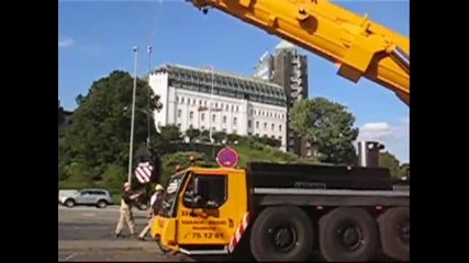 Ltm 1500 hebt Flutschutztor - Teil 6 
