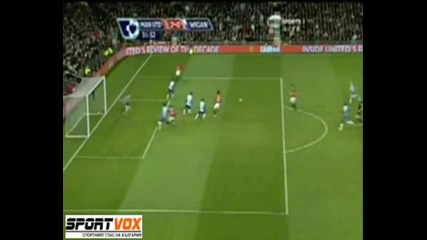Манчестър Юнайтед - Уигън 5 - 0 Всички голове