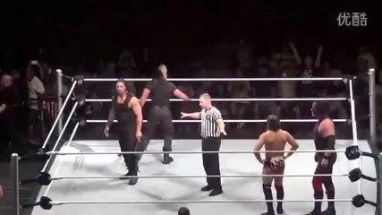 Wwe Raw house show in Shanghai Daniel Bryan & Kane vs. The Shield
