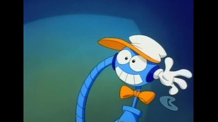 What a cartoon show--pfish and Chip in Blammo the Clown