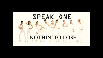 Speak One - Nothin' to lose [2011]