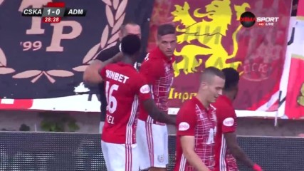 ЦСКА - Адмира 3:0 /първо полувреме/