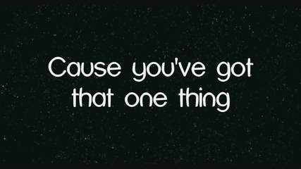 One Direction - One Thing - Lyrics