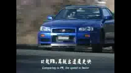 Дрифт На Nissan Skyline