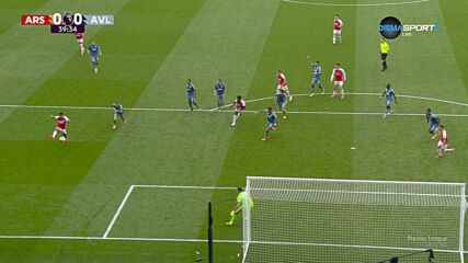 Arsenal vs. Aston Villa - 1st Half Highlights