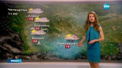 Прогноза за времето (31.05.2017 - централна)
