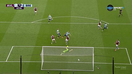 Brentford with a Goal vs. Aston Villa