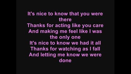 My happy ending with lyrics - Avril Lavigne 