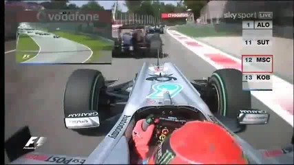 Michael Schumacher Start monza 2010
