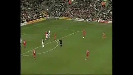 2 Super Free Kicks By Gerrard And Riise