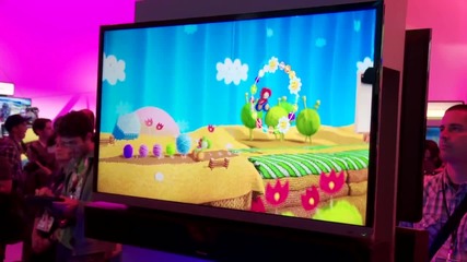 E3 2014: Yoshi's Wooly World - Platforming Gameplay
