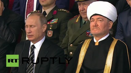 Russia: Putin, Abbas and Erdogan attend inauguration of Moscow's biggest mosque