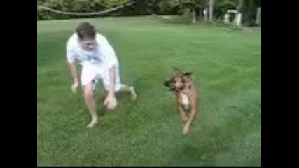 Стивън бяга от куче - Смях