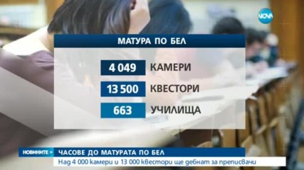 Зрелостниците се явяват на първата си матура