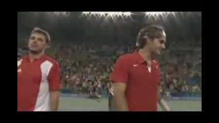 Федерер и Вавринка с титлата на двойки от Олимпийските игри в Пекин 2008