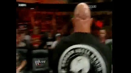John Cena & Aleks Raili vs. the Miz & R-thurt s refer Stone Cold