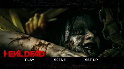 Готино D V D меню на култовия филм Злите Мъртви (2013)