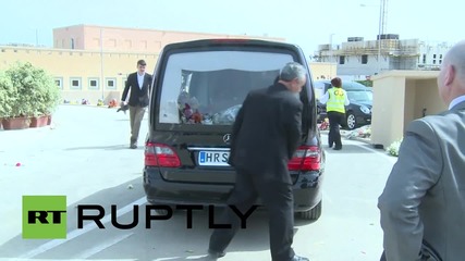 Безименни средиземноморски емигранти са идентифицирани само с номера