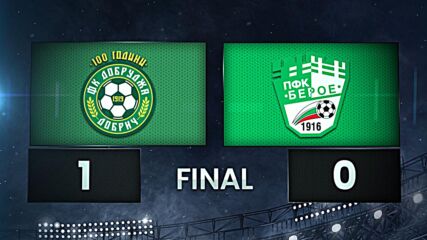 Добруджа - Берое 1:0 /разширен репортаж/