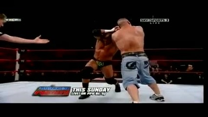 Triple H vs. John Cena Part 1 of 2 (cena Last Match On Raw ) 
