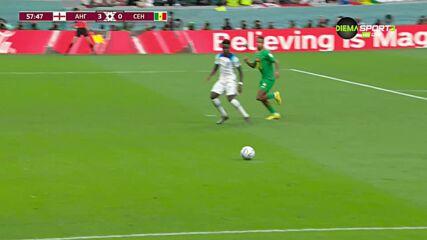 Букайо Сака отбеляза трети гол за Англия срещу Сенегал