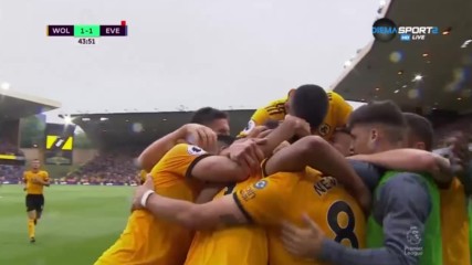 Уулвърхемптън - Eвертън 1:1 /първо полувреме/