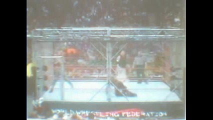 Hardy Boyz vs Edge y Cristian - Unforgiven 2000 Steel Cage Match 2 
