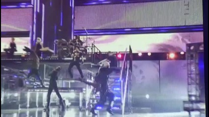 2009 - 11 - 19 More Adam Lambert Ama rehearsal footage (partial Dress Rehearsal) 