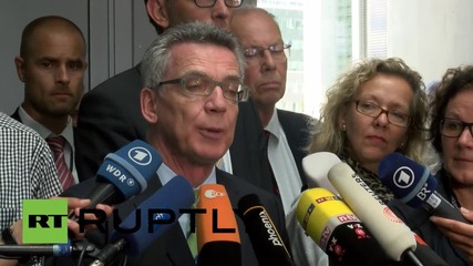Германия: Министърът на вътрешните работи е притеснен от атаките над бежанците
