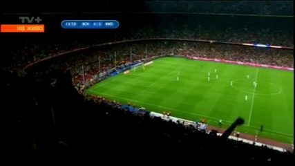 Красив гол на Андрес Иниеста ( Барселона - Реал Мадрид ) 18.08.2011