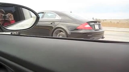 Яка Мелачка! Mercedes Cls 55 Vs Bmw M3 Adv 