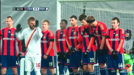 Цска ( Москва ) 1:1 Рома 25.11.2014