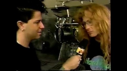 Megadeth - 1st day of 1992 Us Cte tour Tv Special (live interviews) Part 1 - 3 