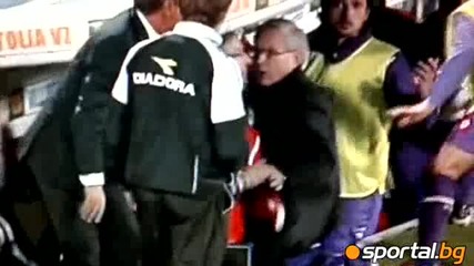 Екшън в Серия "а" - треньор сменя и млати сръбски национал