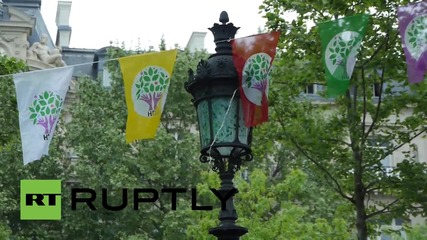 France: Thousands rally in support of HDP's Selahattin Demirtas ahead of Turkish elections