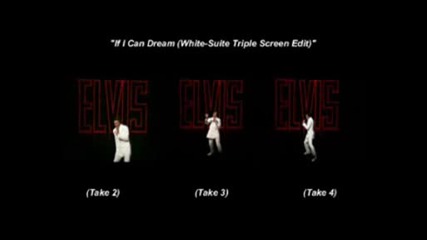 Elvis - If I Can Dream Djeezy Triple Screen Show Edit