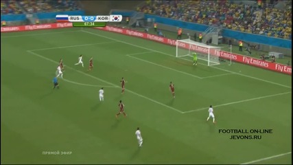 Русия - Южна Корея 1:1 |17.06.2014| Световно първенство по футбол Бразилия 2014