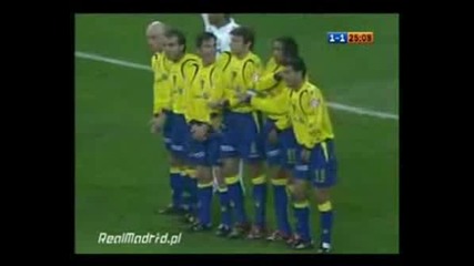 David Beckham Stunning Free Kick Vs Cadiz
