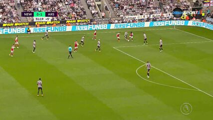 Нюкасъл - Арсенал 0:1 /първо полувреме/