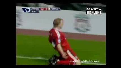 Ливърпул 2 - 0 Тотнъм Гол На Каут 20.01.10 
