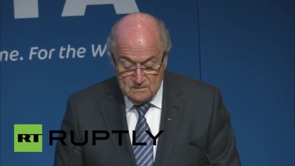 Switzerland: FIFA president Blatter to resign amid corruption scandal