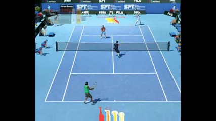 Virtua Tennis 2009 - Федерер и Надал срещу Родик и Джокович