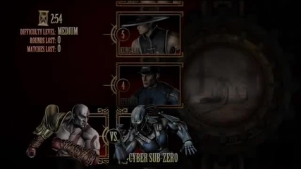 Mortal Kombat 9 Kratos gameplay ep.1