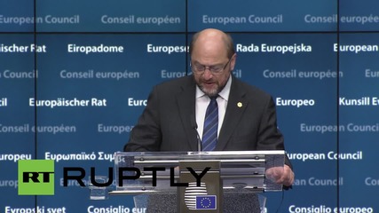 Belgium: UK can't just impose its will on EU - Schulz on Cameron's reform proposals