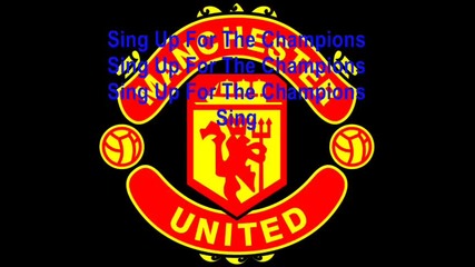 Song for the champions Man United