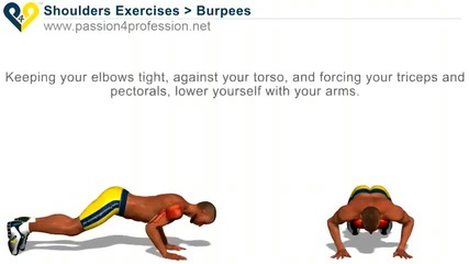 Тренировка за стягане на рамо, трицепс и гърди